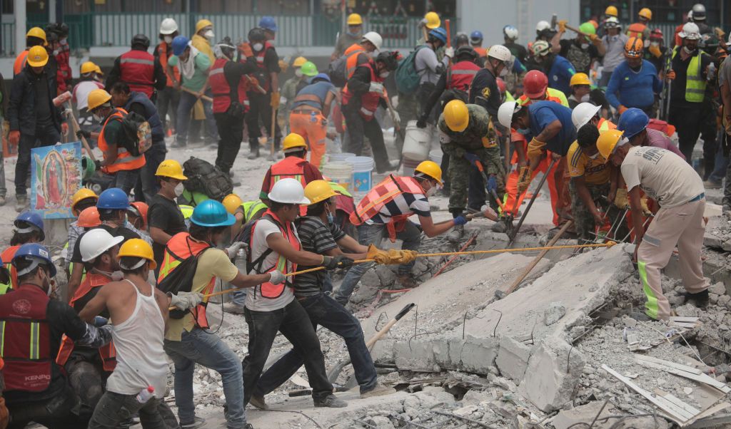 Earthquake Strikes Mexico City