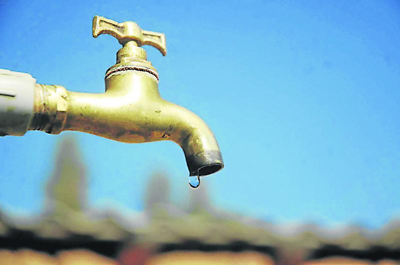Caño sin agua.