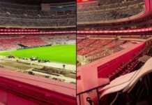 El Estadio Azteca se ve sorprendente con sus nuevas luces rumbo al Mundial 2026
