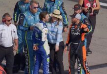 Daniel Suárez afirma que Ross Chastain dijo cosas “de cobardes” tras carrera de NASCAR en Las Vegas