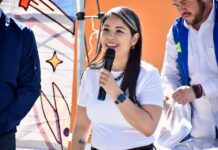 Encabeza «La China» Frías entrega de útiles e intervención de escuelas al norte de la ciudad