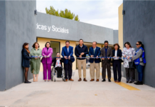 Entrega alcalde Marco Bonilla, Espacio Seguro y Adaptado a estudiantes de la Facultad de Ciencias Políticas y Sociales