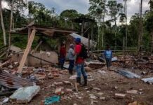 EU dijo haber ayudado a bombardear un campamento de narcotraficantes en Ecuador. Era una finca lechera