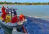 Interrumpe derrame de hidrocarburo a pesca en Tabasco