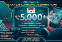 Más de 5 mil bromas al 911 en solo dos meses en Chihuahua