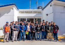 RECORREN ALUMNOS DE LA UTCJ LA PTAR DEL PARQUE CENTRAL