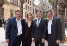 Acompaña Fiscal César Jáuregui a la Gobernadora Maru Campos en presentación del Plan Estratégico de Procuración de Justicia