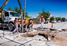 ATIENDE LA JMAS HUNDIMIENTO EN JARDINES DEL AEROPUERTO