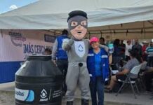 Lleva JMAS Chihuahua el programa Aguardianes en Acción a la deportiva Pistolas Meneses