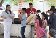 *Festeja Rosana Díaz a niñas y niños del 4º Distrito*