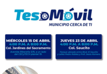 Ve aquí las colonias que visitará el Teso Móvil en abril, para que no salgas de tu rutina