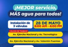 Instalará JMAS 3 válvulas en Av. Ejército Nacional por trabajos de sectorización