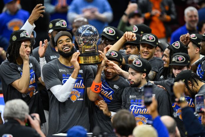 NBA: Playoffs-New York Knicks at Cleveland Cavaliers