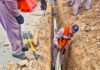 Trabaja JMAS en instalación de 200 metros de nueva tubería en Riberas del Bravo
