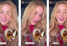 Shakira muestra su rostro tras rumores de «doble» en el Mundial