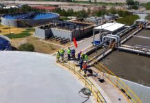 Visita personal de Los Arcos y Cabanna la Planta de Tratamiento de Aguas Residuales Sur