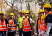 Estudiantes de la UTCJ visitan la Planta Norte de Tratamiento de Aguas Residuales de la JMAS
