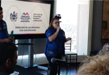 Capacita Municipio a personal del Congreso en sensibilización sobre diversos tipos de discapacidad