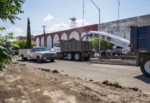 Moderniza zona centro de Delicias con pavimentación impulsada por Valenciano