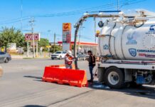 Repara JMAS fuga registrada en cruce de Ramón Rayón y Tecnológico
