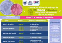 Entregará DIF Municipal el PAAM en estos puntos durante el periodo del 17 al 21 de agosto