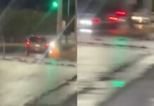 Manejaba en sentido contrario por la Sacramento y casi provoca choque