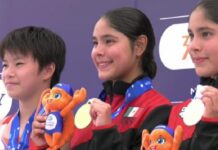 Hermanas Mía y Lía Cueva, oro y bronce en Mundial de Clavados