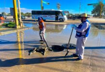 Realiza JMAS limpieza de tubería sanitaria en Juárez Porvenir con equipo Vactor