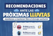 JMAS EMITE RECOMENDACIONES POR PRONÓSTICO DE LLUVIAS