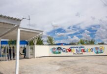 Concluye Gobierno Municipal el techado del pórtico del Jardín de Niños Gloria Arellano Rocha