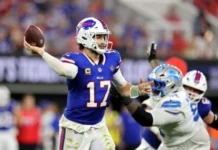 Embiste Josh Allen a los Lions en arranque de Semana 2