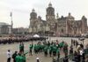 Alistan tropas desfile en el Zócalo
