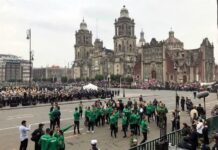 Alistan tropas desfile en el Zócalo