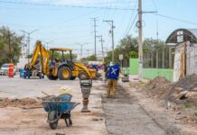 Avanza JMAS en trabajos preventivos de la construcción del paso inferior Las Torres-Talamás Camandari