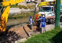 Realiza JMAS operativo de mantenimiento en colector del viaducto Díaz Ordaz