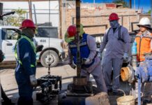 Trabaja JMAS en reparación del pozo 138 para restablecer el servicio de agua