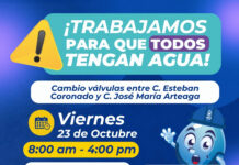 Realizará JMAS cambio de tres válvulas de agua potable este viernes