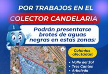 Realiza JMAS trabajos de reparación en el colector Candelaria