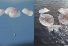 ¡Amerizaje exitoso! Volvieron astronautas del Crew-12 a la Tierra