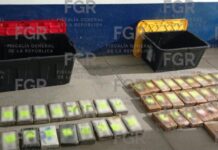 Tenía logotipos cocaína asegurada en Rubio, revela FGR