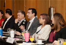 Continuaremos trabajando junto a empresarios: René Chavira en reunión CANACINTRA
